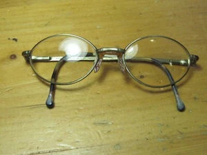 OLD VTG ITALY FENDI TORTOISE METAL EYEGLASSES GOLDEN BAMBOO TEMPLES F33 135 GOLD - Picture 1 of 12