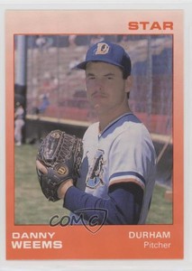 1988 Star Durham Bulls Orange Danny Weems #23