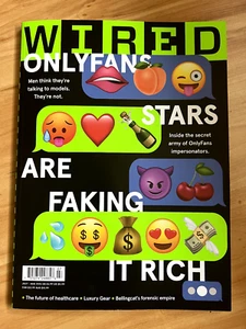 WIRED Magazine July/Aug 2024 OnlyFans Stars Faking It Rich, Future of Healthcare - Picture 1 of 2