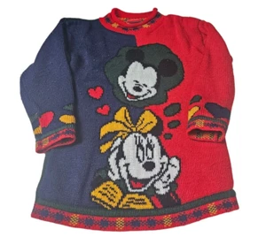M.B. Suéter vintage Kids Clothes Co. Mickey para niños Minnie Mouse talla L 6X - Imagen 1 de 9