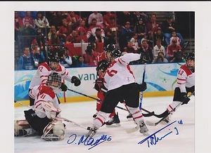Florence Schelling/Julia Marty Switzerland Women's Hockey Signed Photo W/Our COA - Picture 1 of 1