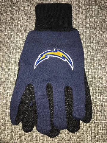 LOS ANGELES CHARGERS NFL UTILITY GLOVES WORK GLOVES GARDEN GLOVES SPORT GLOVES Cover