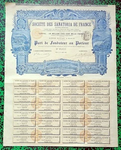 Dépt06/63 Mont Pacanaglia & Ardes Bonmorin Superbe Déco Sanatoria de France 1896 - Picture 1 of 2