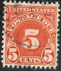 Scott J83 1931 US Stamp 5c Cent Postage Due Used (J83-13) - Picture 1 of 2
