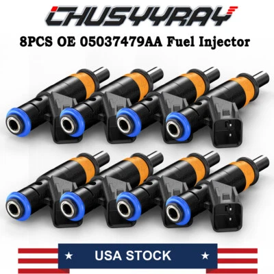 Inyector de combustible 8x nuevo 05037479AA para Ram 3500 2011-2015 2016 2017 5,7 L V8 Foto 1 de 4