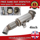 4" STAINLESS STEEL TURBO EXHAUST DECAT DOWNPIPE FOR BMW 140i 240i M140i 440i