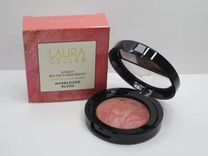 LAURA GELLER BAKED BLUSH-N-BRIGHTEN MARBEIZED PINK BUTTERCREAM 0.16 OZ (BOXED) - Picture 1 of 3