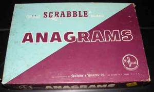 1962 Scrabble Brand Anagrams by Selchow & Righter - Picture 1 of 3