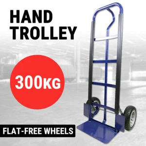 300KG Hand Trolley Heavy Duty Transport Platform Courier Plate Truck Cart - Picture 1 of 8