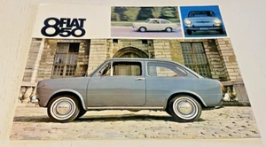 Feuillet Publicitaire FIAT 850 coupé   -  Non Datée - BelEtat - Picture 1 of 2