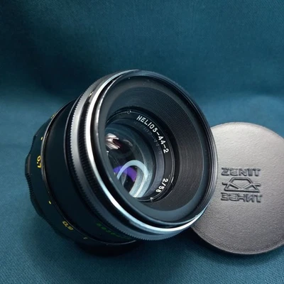 Soviet Helios 44-2 f/2 58mm Mount M42 URSS lente #8935405 + tapa frontal - Imagen 1 de 4