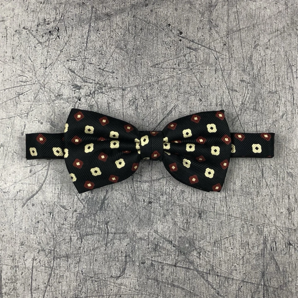 HUGO BOSS Vintage 90’s Lujo Italia 100% Seda Clásica Hombre’s Pajarita Retro Foto 1 de 4