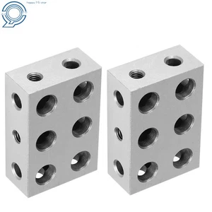 11 Holes 0.0001" Matched Pairs Ultra Precision 1-2-3 123 Block Set New - Picture 1 of 10