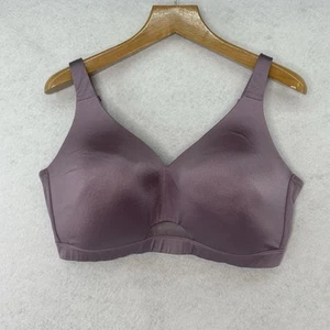 Cacique Women’s Sz 44F Lt Purple No Wire Lightly Lined Full Coverage Comfort Bra - Picture 1 of 7