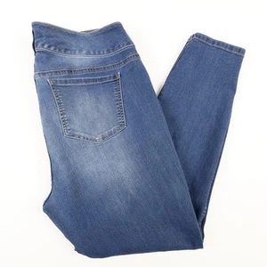 Leggings elásticos regulares Torrid Plus 18 azul lavado medio para mujer - Imagen 1 de 12