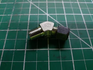 Parker 4-4 VBZ-SS Stainless Compression 45° Elbow 1/4" OD Tube x 1/4 NPT - Picture 1 of 1