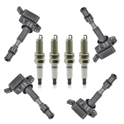 4PCS Ignition Coil & 4PCS Spark Plug Accessories For Hyundai Elantra 2017-2020 - Image 1 of 4