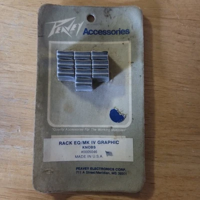 Vintage 1981 Peavey Accessories Rack EQ/MK IV Graphic Knobs #0005046 - Image 1 of 4