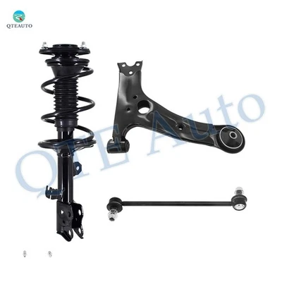 Braço de controle inferior esquerdo dianteiro 3 - barra oscilante - apoio de suspensão rápido para 2009 2010 Toyota Corolla - Imagem 1 de 4