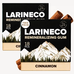 Larineco Remineralizing Gum with Nano Hydroxyapatite & 18 Count (Pack of 2)  - Picture 1 of 7