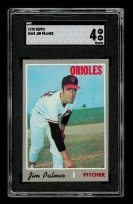 1970 Topps Set-Break #449 Jim Palmer SGC 4 VG EX - Image 1 of 3