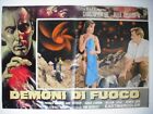 Demoni di Fuoco Italian Movie Lobby Card Fotobusta Style B 60s