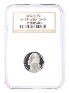 2002 S Jefferson Nickel NGC PF-69 Ultra Cameo - Picture 1 of 2