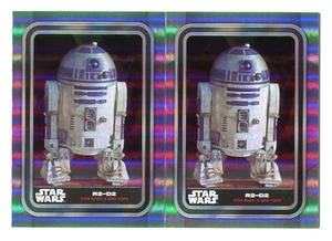 2x 2023 Topps Star Wars Flagship R2-D2 Rainbow Foil #95 A New Hope - Imagen 1 de 2