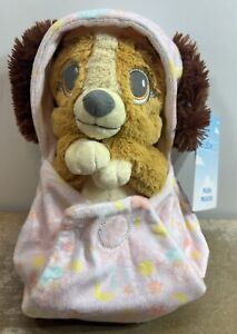Disney Parks RENEWED Baby LADY In a Blanket Pouch Plush New With Tags 2023
