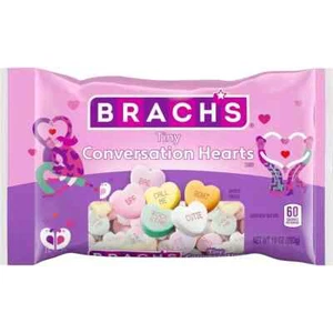 Brach's Tiny Conversation Hearts Love Brachs Candy - 10 oz Bag - Best By 06/2026 - Picture 1 of 2