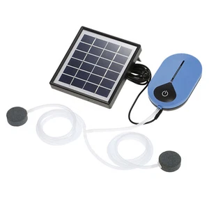 Solar Oxygen Pump Fish Tank Oxygenator Aquarium Oxygen Aerator Pond Aerator L3R6 - Picture 1 of 16