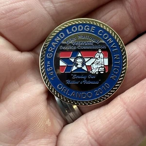 B.P.O.E. Elche Emaille Pin National Veterans Service Commission Orlando 2010 - Bild 1 von 3