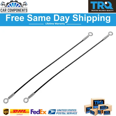 Nuevo juego de cables de soporte de puerta trasera TRQ de 23-1/8" pulgadas para Chevy GMC 1973-1991 Foto 1 de 2