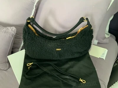 EUC HAMMITT LOS ANGELES SHERPA Becker BLACK SHOULDER BAG STUDS MEDIUM - Image 1 of 4