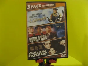 Western Triple Feature,Lawman, Hour of the Gun, Day of the Outlaw (DVD) rare - Picture 1 of 3