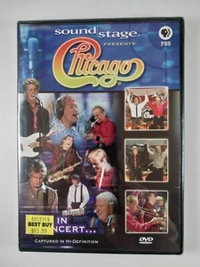 Soundstage Presents Chicago : Live in Concert (DVD, 2004) Fullscreen - Sealed - Imagen 1 de 3