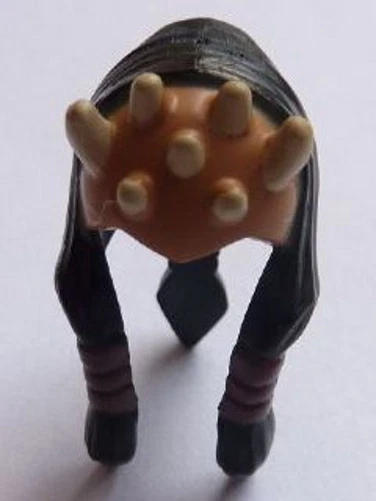 LEGO - Minifig, Headgear Headdress Zabrak Front Skull Spikes & Hair (Eeth Koth)  - Image 1 of 1