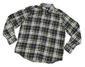Woolrich Flannel Shirt Plaid Casual Long Sleeve Button Up Mens Large - Picture 1 of 6