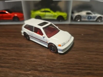 Hot Wheels Honda Civic EF White 1/64 (Then & Now) *Minty - Image 1 of 4