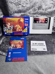 THE LION KING BOXED & COMPLETE FOR SUPER NINTENDO SNES BLUE BOX PAL UK - Picture 1 of 14