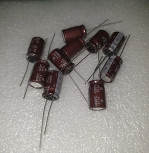 NOS GENUINE ELNA RJ3 47uF 100V 10x17mm CAPS FOR AUDIO! 10PCS - Picture 1 of 4