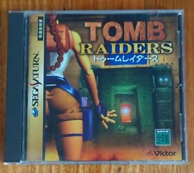 SEGA Saturn Tomb Raiders Video Game & Manual NTSC-J Tomb Raider