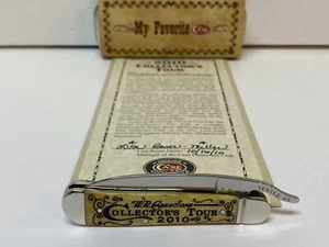 CASE XX COLLECTORS EVENT TOUR ANTIQUE DROP PT RUSSLOCK KNIFE 61953L 1/2L 6872 GG - Picture 1 of 12
