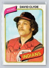1980 Topps #697 David Clyde Baseball Card Cleveland Indians