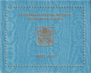 MDS VATIKAN VATICANO EURO-KMS 2012 "PAPST BENEDIKT XVI." IM FOLDER - Picture 1 of 3