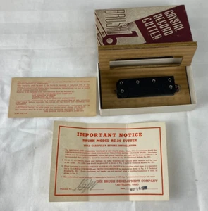 NIB Vintage Crystal Brush Record Cutter RC-20 Brush Development Co. - Picture 1 of 6