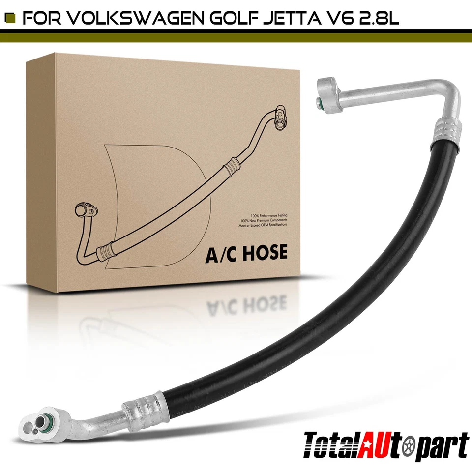 Conjunto de manguera de línea de descarga de refrigerante aire acondicionado para Volkswagen Jetta 99-03 Golf Foto 1 de 4