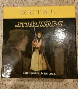 Star Wars ATTAKUS METAL Obi-Wan Kenobi PEWTER Figure Limited Edition - Picture 1 of 2