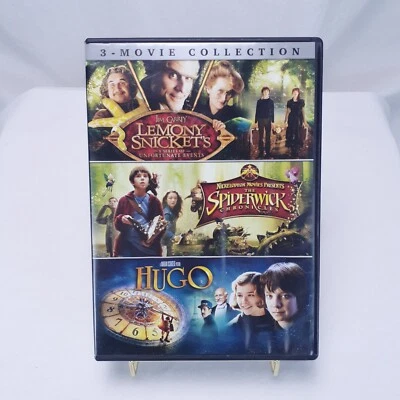 Lemony Snicket's/Spiderwick Chronicles/Hugo 3 Movie Collection  DVD Excellent - Image 1 of 4