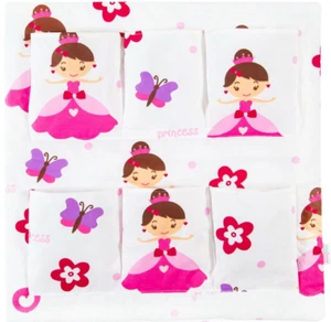 CUNA ORDENADA - Princesa Mariposa - ORGANIZADOR CAMA GUARDERÍA COLGANTE ALMACENAMIENTO 6 BOLSILLOS - Imagen 1 de 1